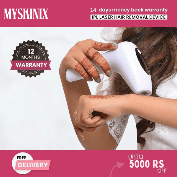 MySkinix IPL Hair Laser Removal Device